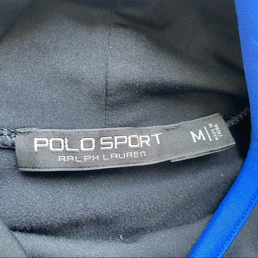 Polo Sport Ralph Lauren Athletic Long Sleeve Pullover Sweatshirt Mock Neck M - Picture 9 of 9